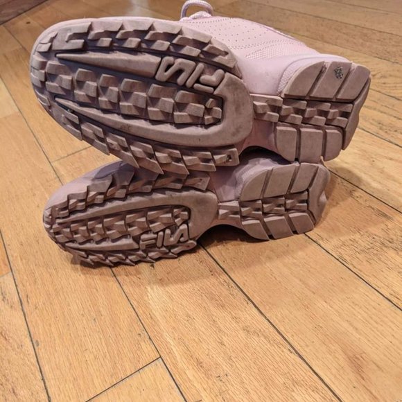 Pink FILA disruptors sz 6.5 women's - Picture 3 of 4